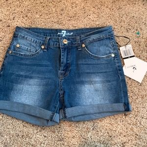 NWT Girls size 14 cuffed Shorts